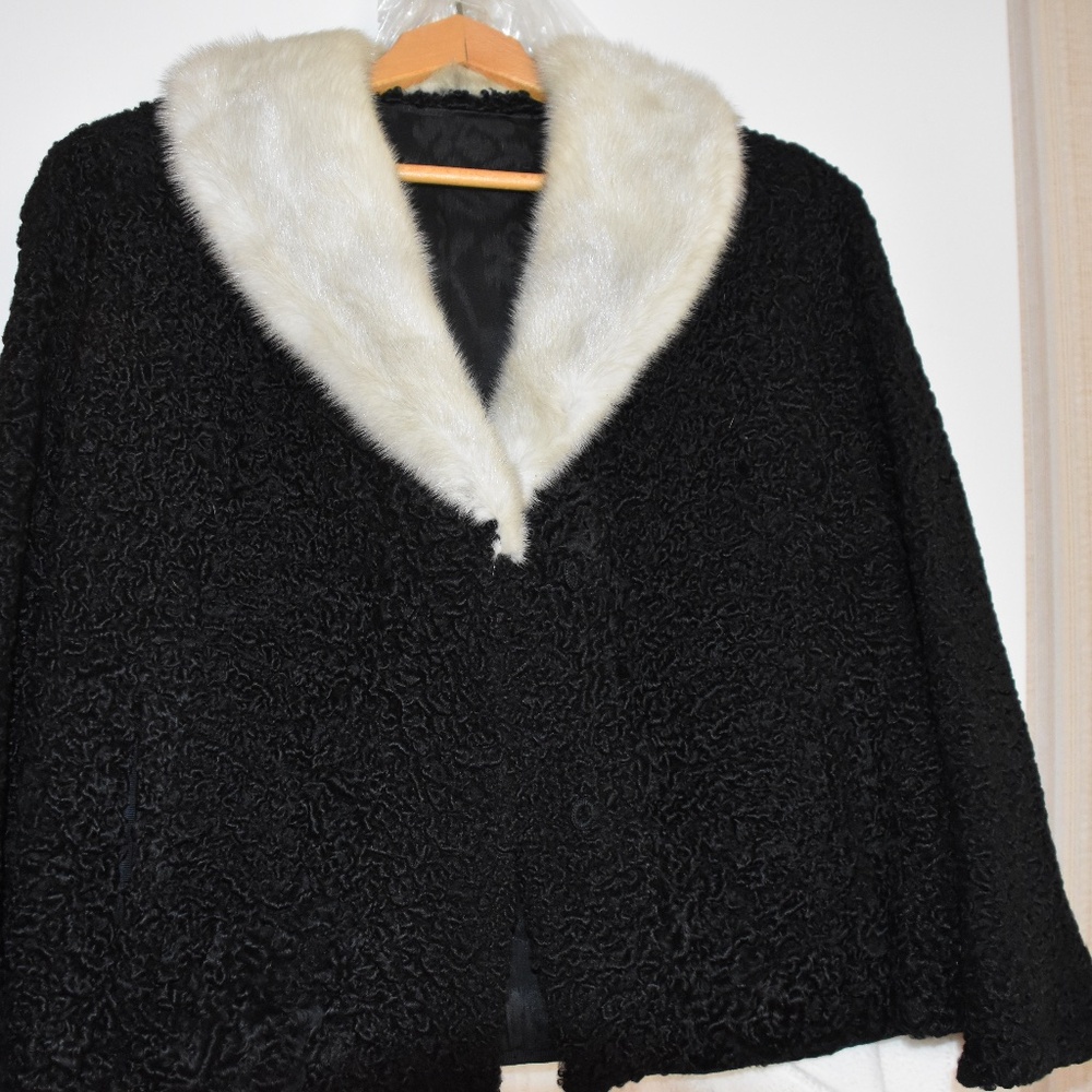 Curly Lamb Jacket - Vintage